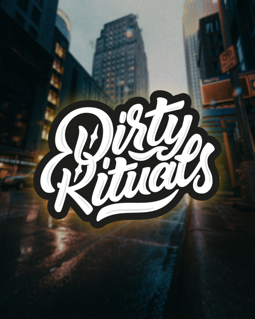 Logo design for house music label Dirty Rituals