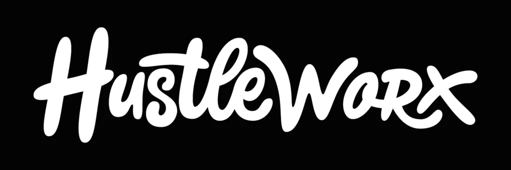 Logo family ontwerp voor House of Hustle, inclusief variaties voor web, merchandise en social media