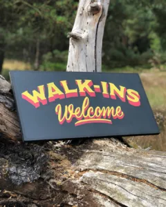 Walk-ins welcome signpainting, sign voor je shop